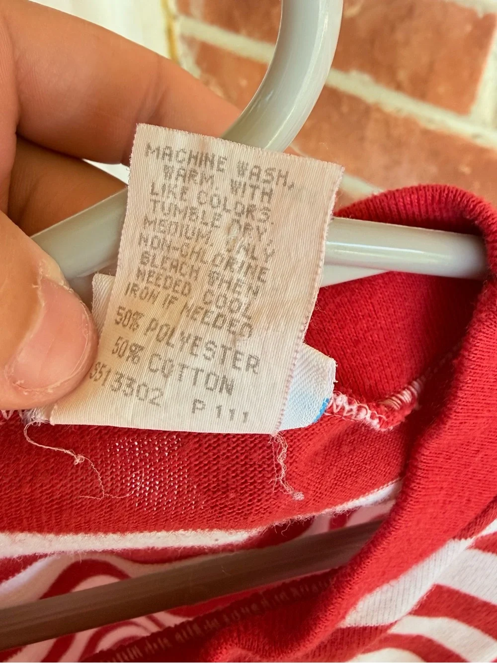 Vintage Carter's Red & White Striped Kids Tee